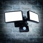 Projecteur led avec détecteur de mouvement réglable, projecteur extérieur led à double tête, Étanche ... Projecteur led avec détecteur de mouvement réglable, projecteur extérieur led à double tête, Étanche ...