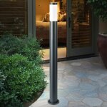 Lampadaire ext�rieur lampadaire de jardin lampadaire �clairage de chemin acier inoxydable anthracite ...