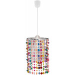 Plafonnier suspension en cristal textile pour chambre d'enfant color� dans un ensemble comprenant des ...