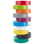Lot de 10 rubans pvc lectricien isolant 15mm x 10m