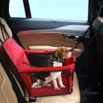 Sige d'appoint de voiture pour les chiens ou chats, sac transport chien voiture housse de rehausseur ...