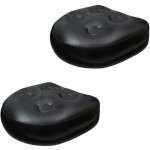 Si�ge de spa � remous noir, coussin sur�lev� multifonctionnel, coussin gonflable imperm�able, oreiller ...