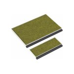 Siemens - filtre charbon actif d'origine 361x264x22 mm / 244x99 mm (11018700, 11041790) hotte bosch, ...