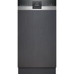 Siemens - lave - vaisselle 45cm 10 couverts 46db int�grable avec bandeau acier bross� sr53hs52mf