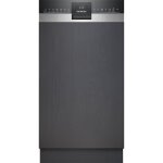 Siemens - lave - vaisselle 45cm 10 couverts 46db intgrable avec bandeau acier bross sr53hs52mf