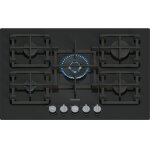 Siemens - table de cuisson gaz 75cm 5 feux 11500w noir ep7a6qi40