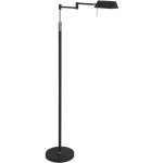 Sienna karl lampadaire int�gr� led noir mat, acier, verre mat