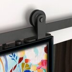 Sifree - 183cm porte coulissante sur rail, rail de porte coulissante, rail porte coulissante placard, ...