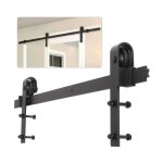 Sifree 183cm porte placard coulissante, porte coulissante, rail porte coulissante, roulette porte coulissante ...