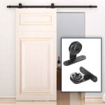 Sifree - 200cm porte coulissante sur rail, rail de porte coulissante, rail porte coulissante placard, ...