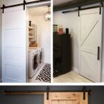 Sifree - 200cm porte placard coulissante, porte coulissante, rail porte coulissante, roulette porte coulissant ...
