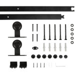Sifree - 200cm porte placard coulissante, porte coulissante, rail porte coulissante, roulette porte coulissant ...