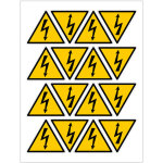 Etiquettes danger electrique planches autocollants diffrents formats nf iso 7010 (c1544). panneau danger ...