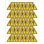 Etiquettes danger electrique planches autocollants diffrents formats nf iso 7010 (c1544). panneau danger ...