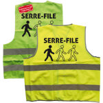 Gilet de signalisation serre. file (wgiletsf). - vert fluo - xl