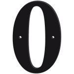 Numero de maison elegant en plexi noir brillant. - 4 - 10 cm