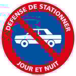 Panneau de signalisation pvc 1 mm. panneau interdiction. panneau parking, panneau d'information pvc. ...
