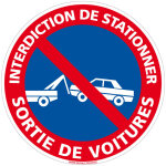 Panneau de signalisation pvc 1 mm. panneau interdiction. panneau parking, panneau d'information pvc. ...