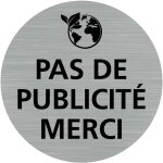Signaletique. biz france - 2 autocollants pas de publicit� merci ? signal�tique bo�te aux lettres ? effet ...