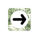 Signaletique. biz france - plaque de porte design sphere fleche vers la droite . - tropic -