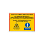 Signaletique. biz france - signalisation site photovoltaique non raccorde au reseau electrique (c1375) ... Signaletique. biz france - signalisation site photovoltaique non raccorde au reseau electrique (c1375) ...