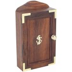 D�coration de la figure marine porte - cl�s nautique nautique brun 7x17x29cm 6010 - signes grimalt