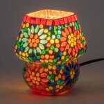 Signes grimalt - lampe de table d�corative en mosa�que de style ethnique