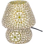 Signes grimalt - lampe de table mosaïque jaune - 18x14x14cm Signes grimalt - lampe de table mosaïque jaune - 18x14x14cm