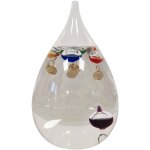Signes grimalt - thermomètre de galilée en verre pour l'intérieur 16 cm Signes grimalt - thermomètre de galilée en verre pour l'intérieur 16 cm
