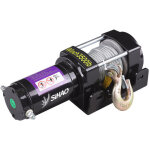 Sihao treuil �lectrique 3500lbs 12v, treuil hors route ip55 imperm�able pour treuil synth�tique de corde ...