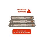 Sika - kit colle parquet adheflex 20 boudins de 600 ml