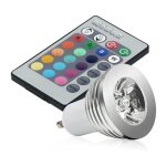Ampoule led gu10 3w rgb 220v silamp