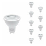 Ampoule led gu10 dimmable 8w 220v smd2835 par16 60� (pack de 10)