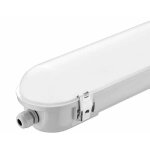 Silamp - r�glette led �tanche 120cm 36w 125lm / w ip65 avec d�tecteur int�gr� - blanc neutre 4000k - ...