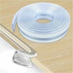 Silicone coin de table protection bebe , 6m pr� - adh�sif transparent protection meuble b�b� , protecteur ...