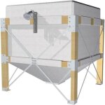 Silo de type 20 avec vibreur froling 13741rf