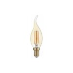 Ampoule e14 led 4w flamme filament dimmable c35 silumen