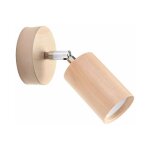 Applique murale orientable bois pour ampoule gu10 silumen Applique murale orientable bois pour ampoule gu10 silumen