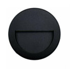 Balise led saillie 3w 220v 120 rond pour escalier - noir