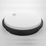 Hublot led extérieur rond 10w ip54 avec détecteur de mouvement - noir silumen Hublot led extérieur rond 10w ip54 avec détecteur de mouvement - noir silumen