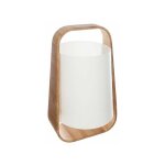 Lampe de chevet en bambou et en papier 23cm silumen
