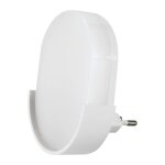 Silamp - veilleuse prise led 1w ovale avec capteur crpusculaire 220v