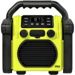 Br 230 bt neon - gelb radio de chantier fm usb, bluetooth fonction rveil, fonction de charge de la batterie, ...