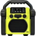 Br 230 bt neon - gelb radio de chantier fm usb, bluetooth fonction r�veil, fonction de charge de la batterie, ...