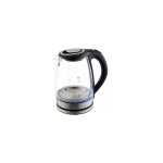 Silver style - bouilloire sans fil 1. 7l 2000w verre / noir 002031 Silver style - bouilloire sans fil 1. 7l 2000w verre / noir 002031