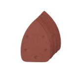 Lot de 10 feuilles abrasives auto - agrippantes pour ponceuse de d�tails 140 mm grains assortis silverline ...