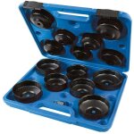 Cloches pour filtres  huile, 15 pcs 65 - 93 mm