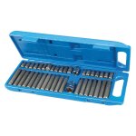 Coffret de 40 embouts torx, allen, xzn, avec douilles porte embouts