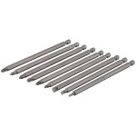 Coffret de 9 embouts de vissage super - longs 150 mm silverline sb08 Coffret de 9 embouts de vissage super - longs 150 mm silverline sb08