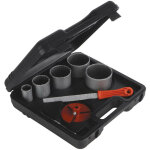 Coffret scies trepans cloches de 33  83. grain carbure de tungstene 8 pieces